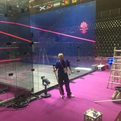 Commonwealth games squash court